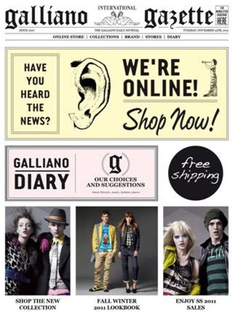 john galliano online store